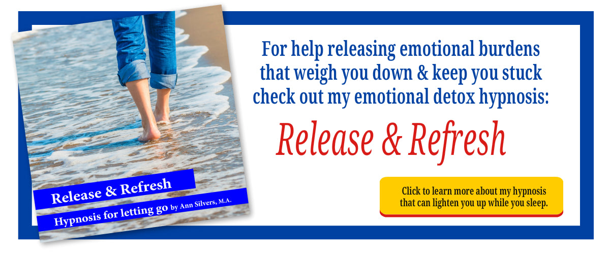 release and refresh hypnosis, anti-anxiety anti-depression hypnosis recording, emotional detox,