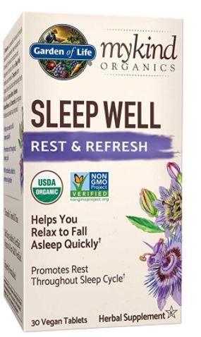 Sleep Well nervine herbs and theanine for insomnia