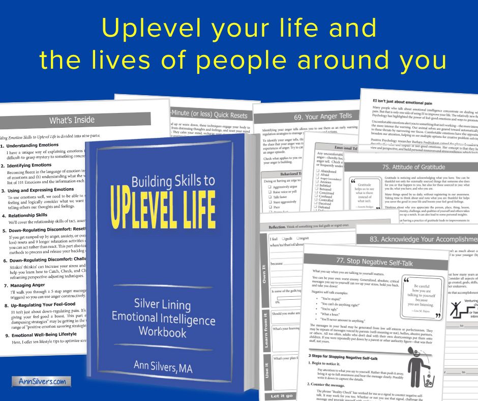 Building Skills to Uplevel Life: Silver Lining Emotional Intelligence Workbook