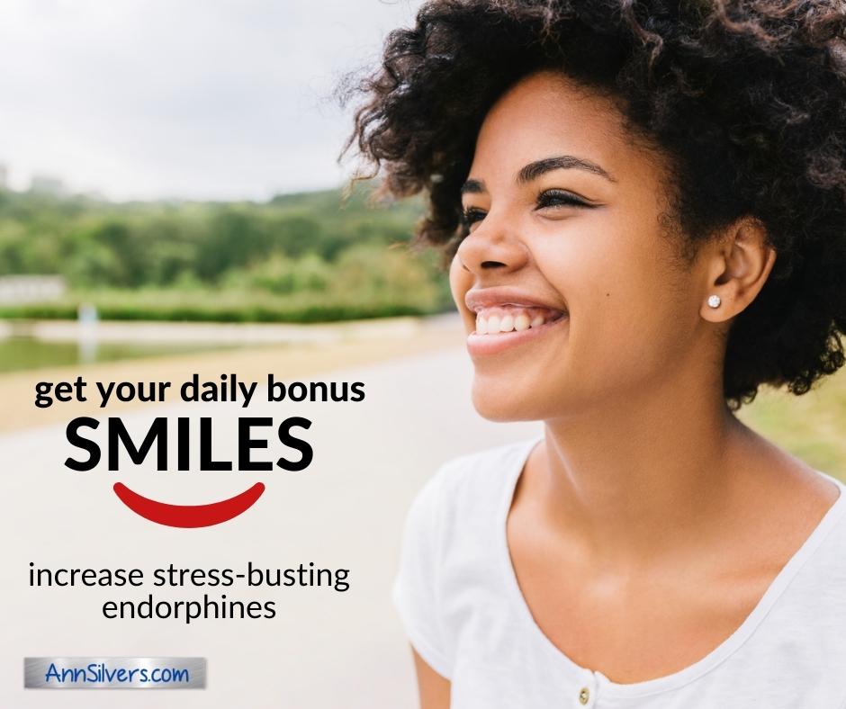 Bonus smiles, ways to reduce stress and anxiety