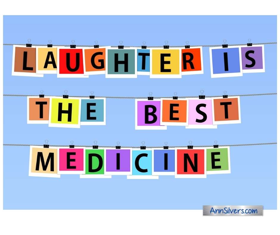 laughter is the best medicine for stress graphic image