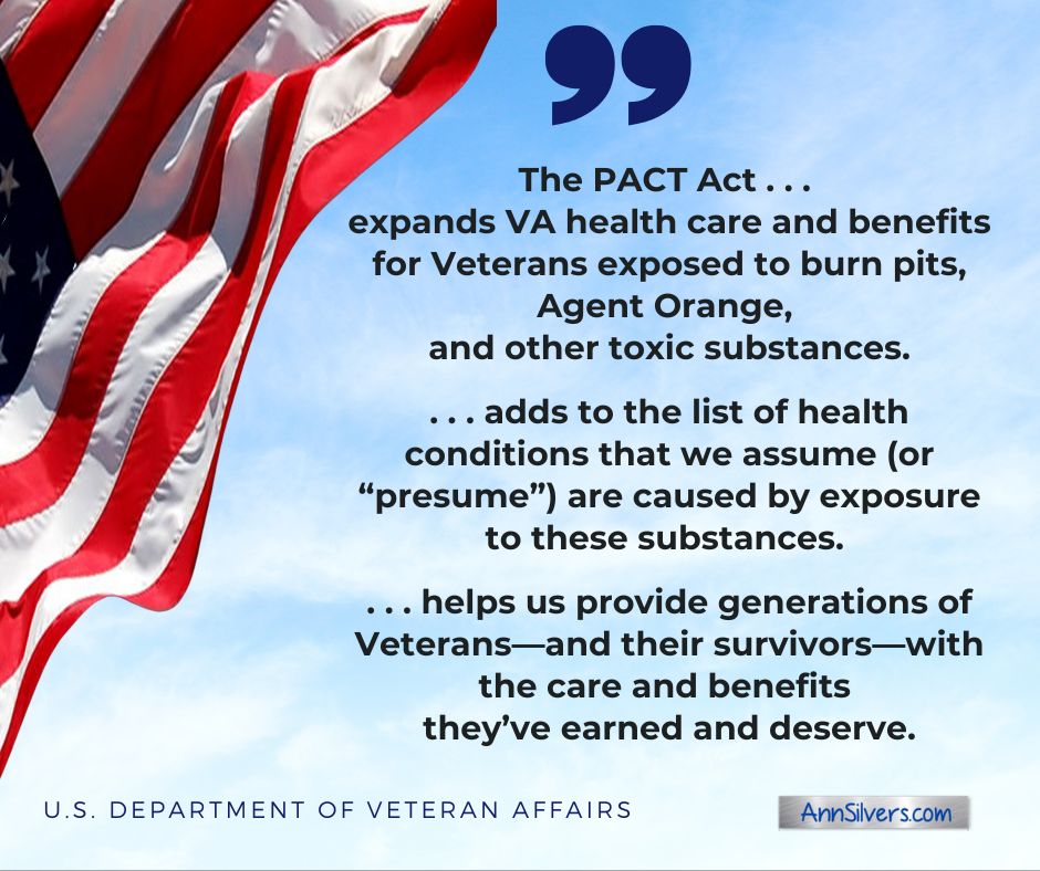 The PACT Act veterans military exposure to toxic substances VA benefits  