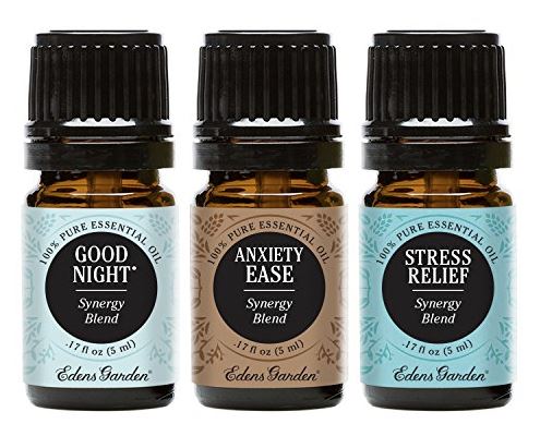 Scents that help with anxiety, Edens Garden Anxiety Ease, Good Night & Stress Relief Essential Oil Synergy Blend, Anti-Anxiety Gifts, Stress Relieving Gift for people with anxiety