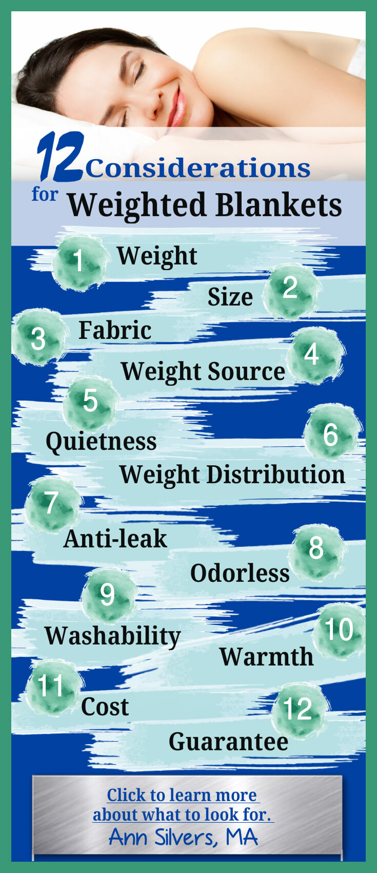 What to look for in weighted blankets, weighted blanket considerations,