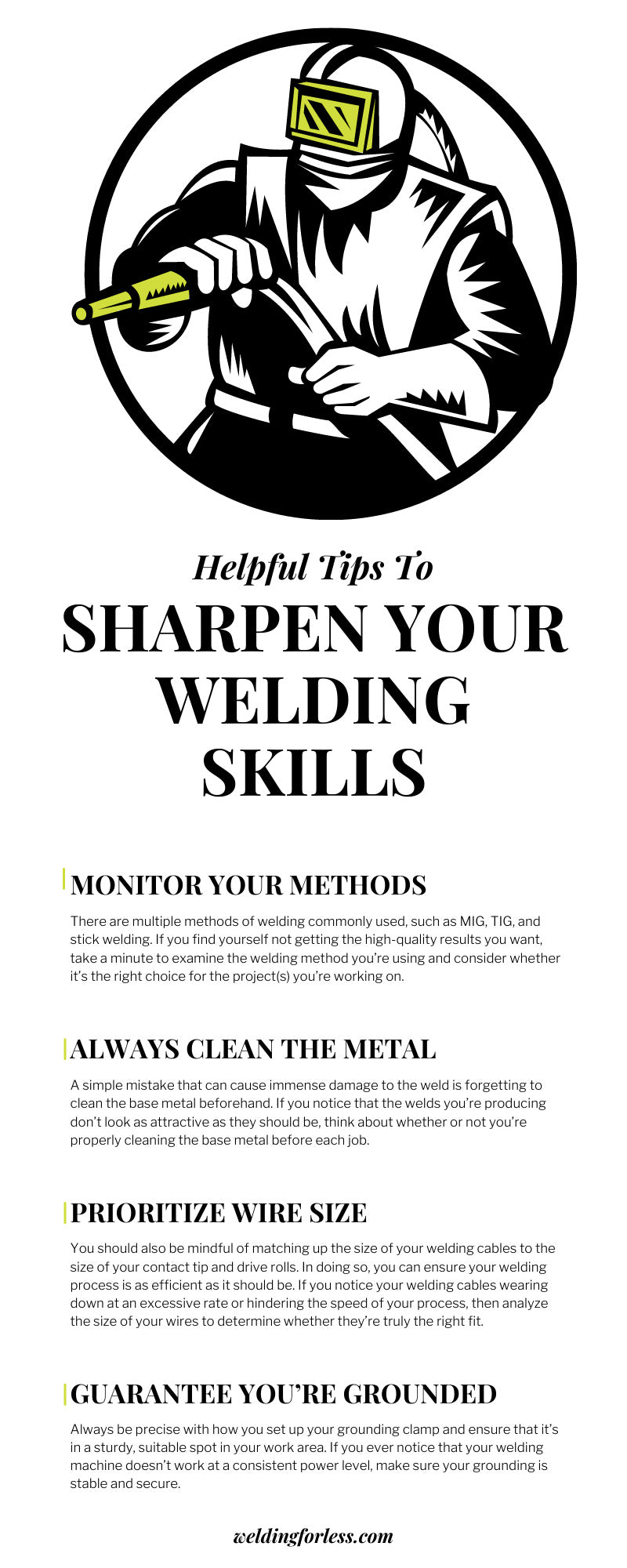 Helpful Tips To Sharpen Your Welding Skills