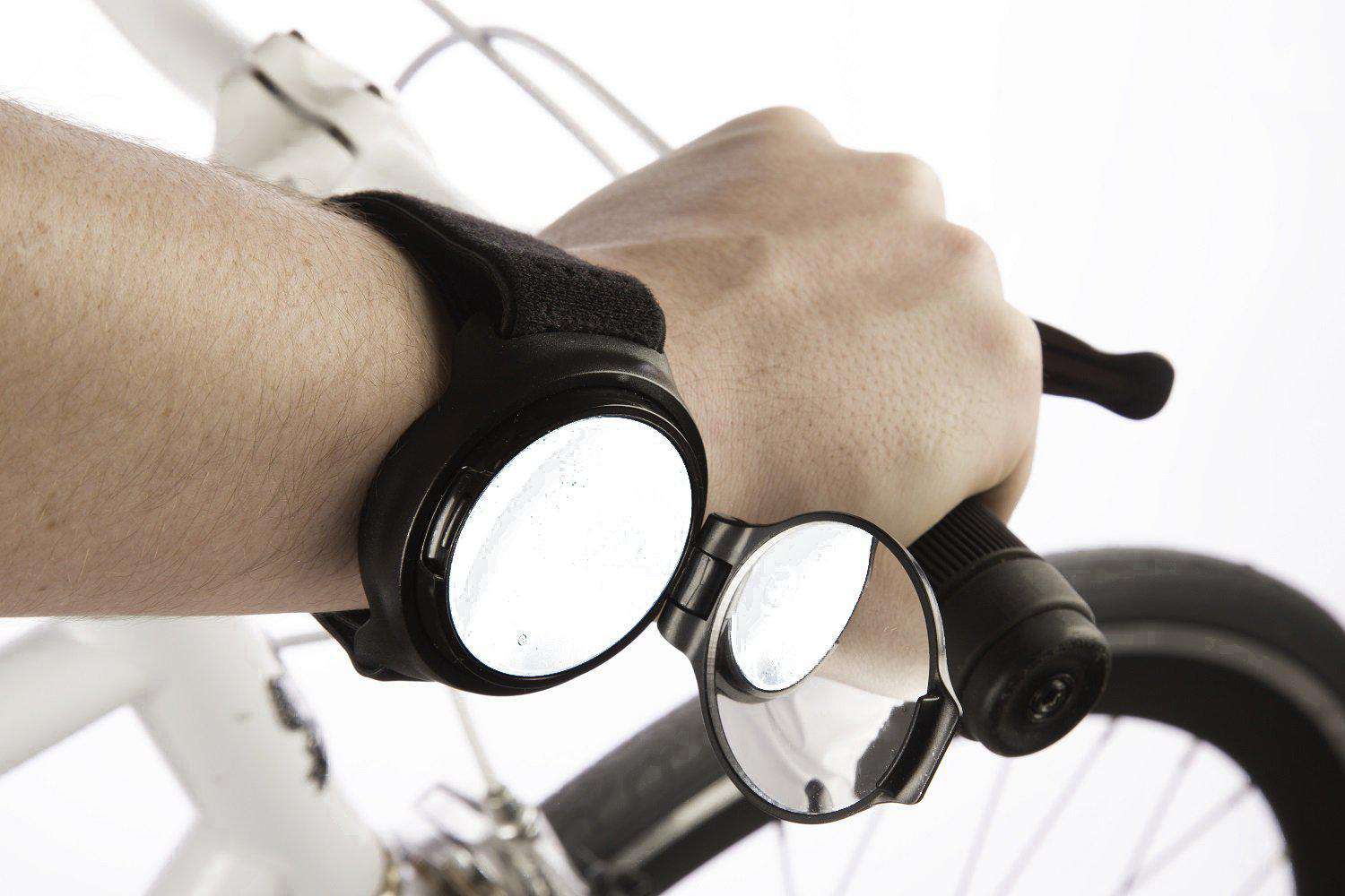 wrist mirrors for cycling