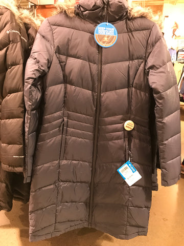 columbia polar freeze long down jacket