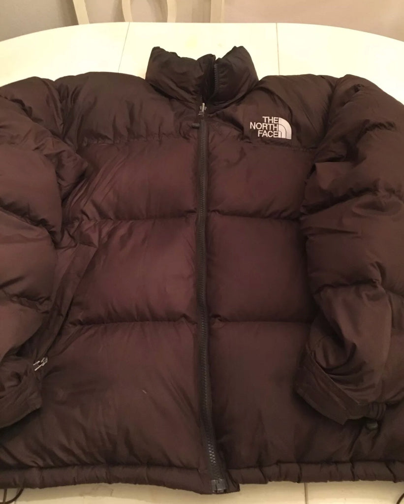 down filled north face jackets