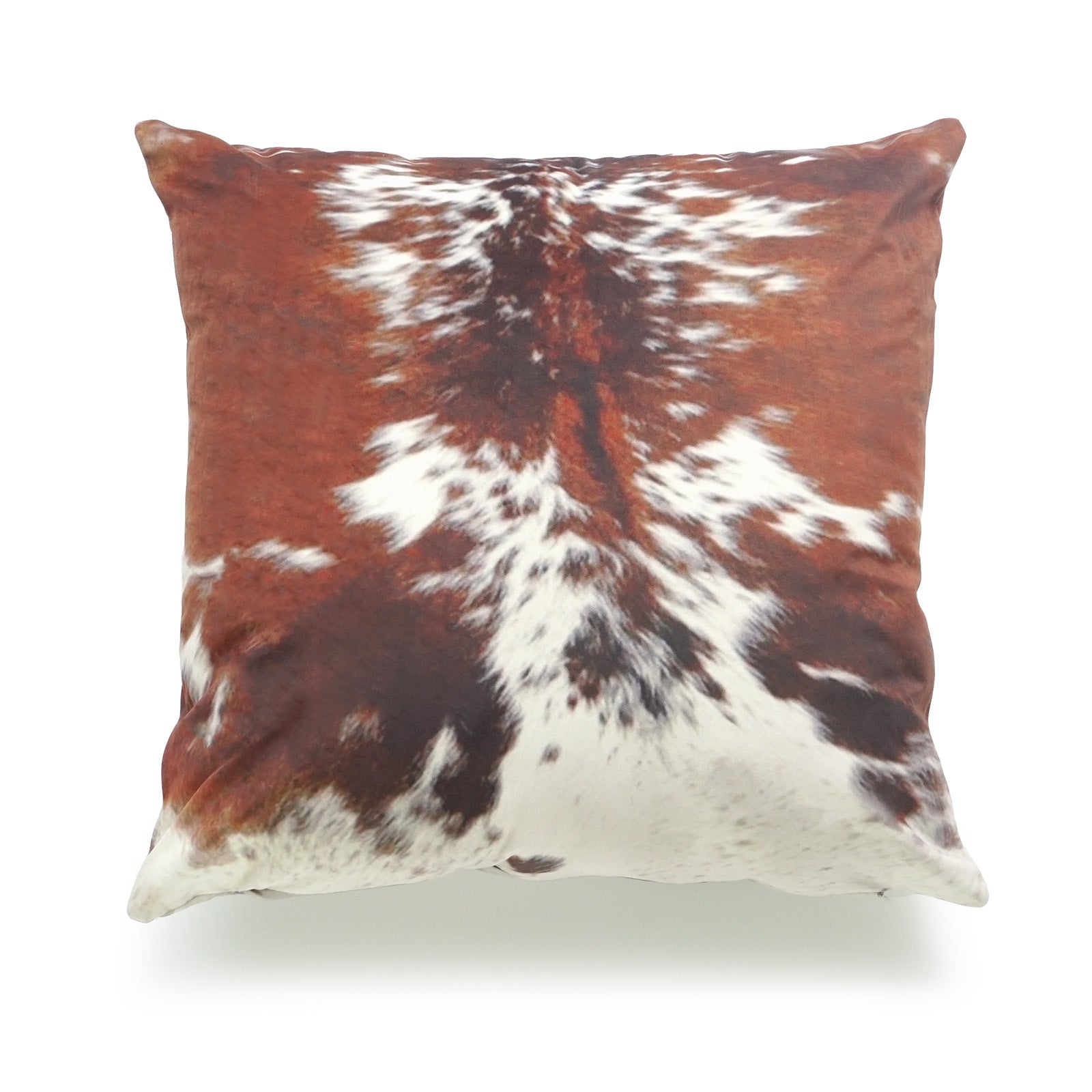 Cowhide Print Pillow Cover, 18"x18"