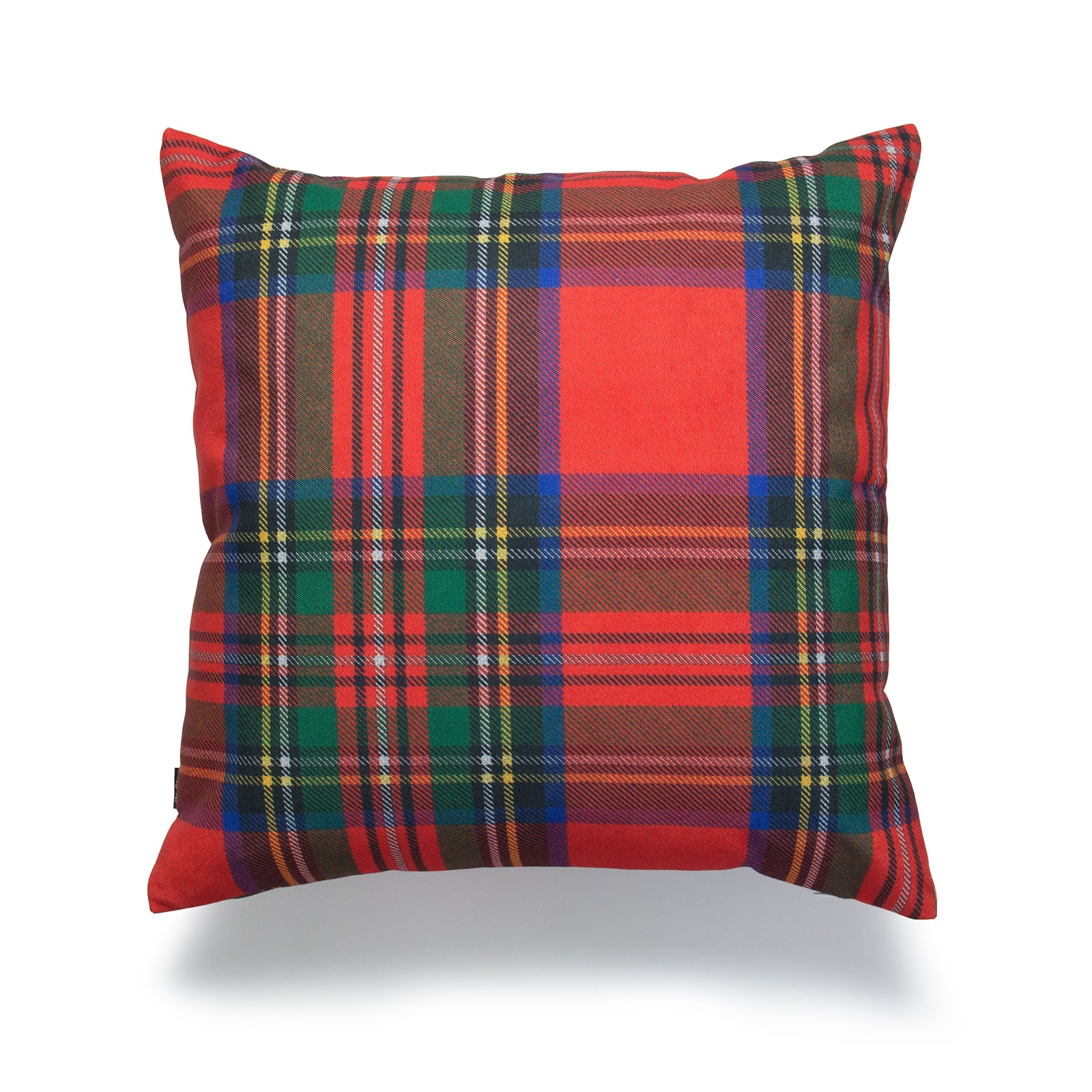 Holiday Pillow Cover, Classic Royal Stewart Tartan Plaid, Red, 18"x18"