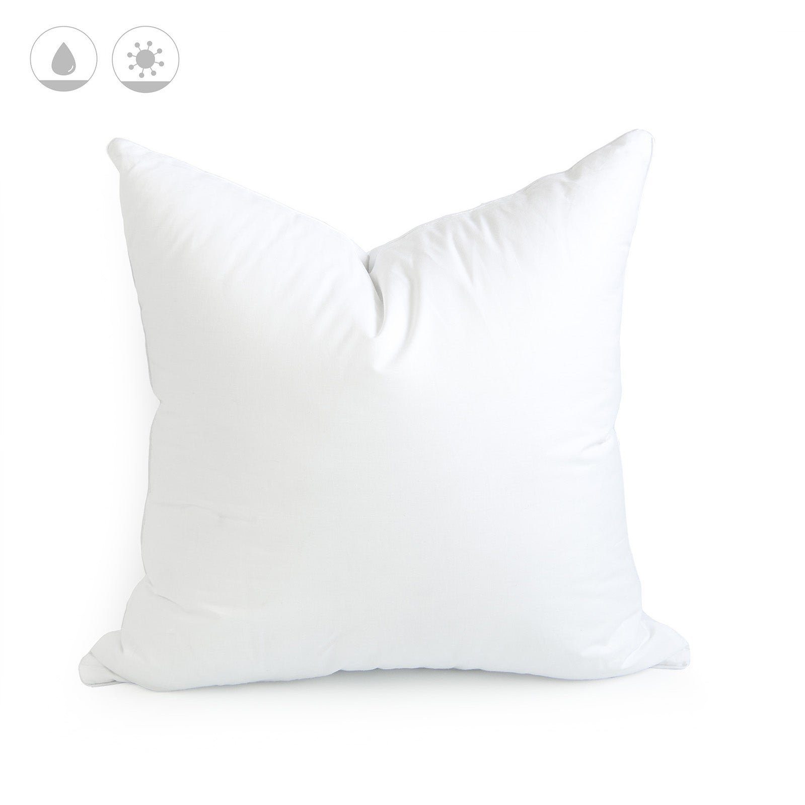 Water Resistant Down Alternative Pillow Insert, 20"x20"