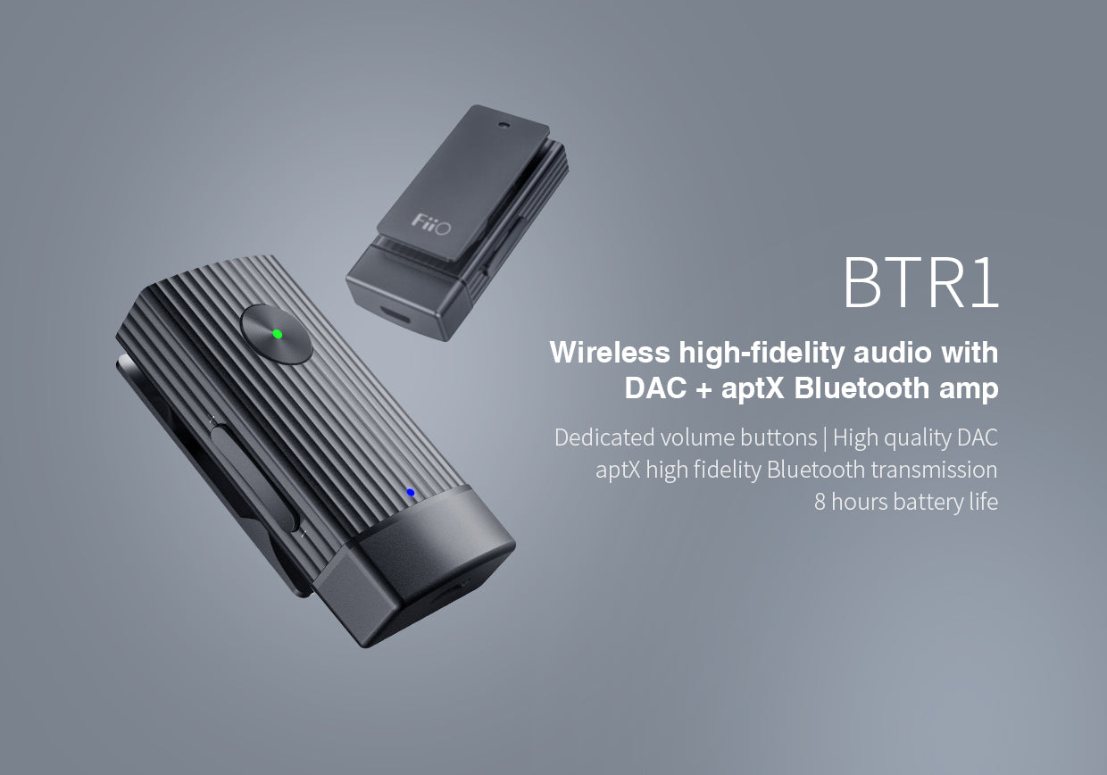 FiiO BTR1 DAC + aptX Bluetooth Amplifier With Mic & Control