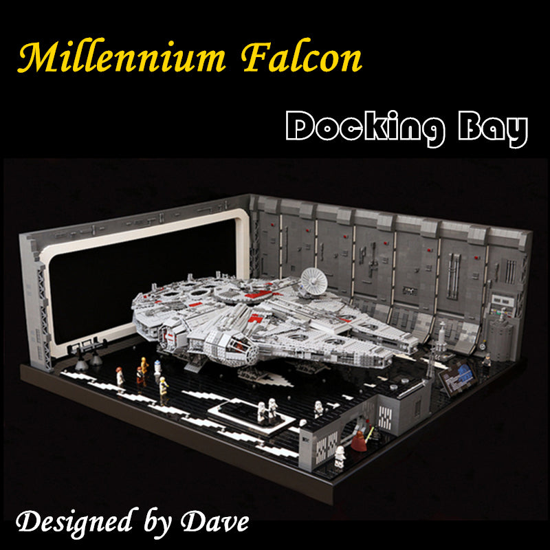MOC 327 Death Star Docking Bay Hanger for minifig scale UCS Falcon