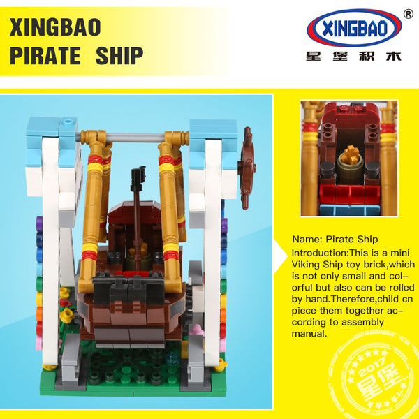 Xingbao XB-01109 Colorful World Pirate Ship Swing520 PartsNEW BNIB 