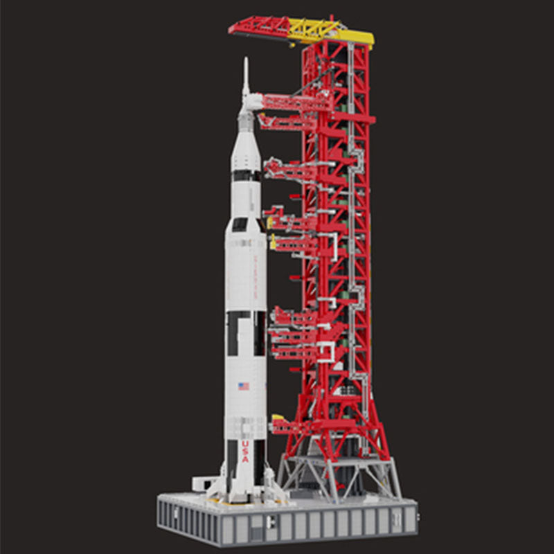 MOC Apollo Saturn V Launch Umbilical Tower – Your World of Building Blocks