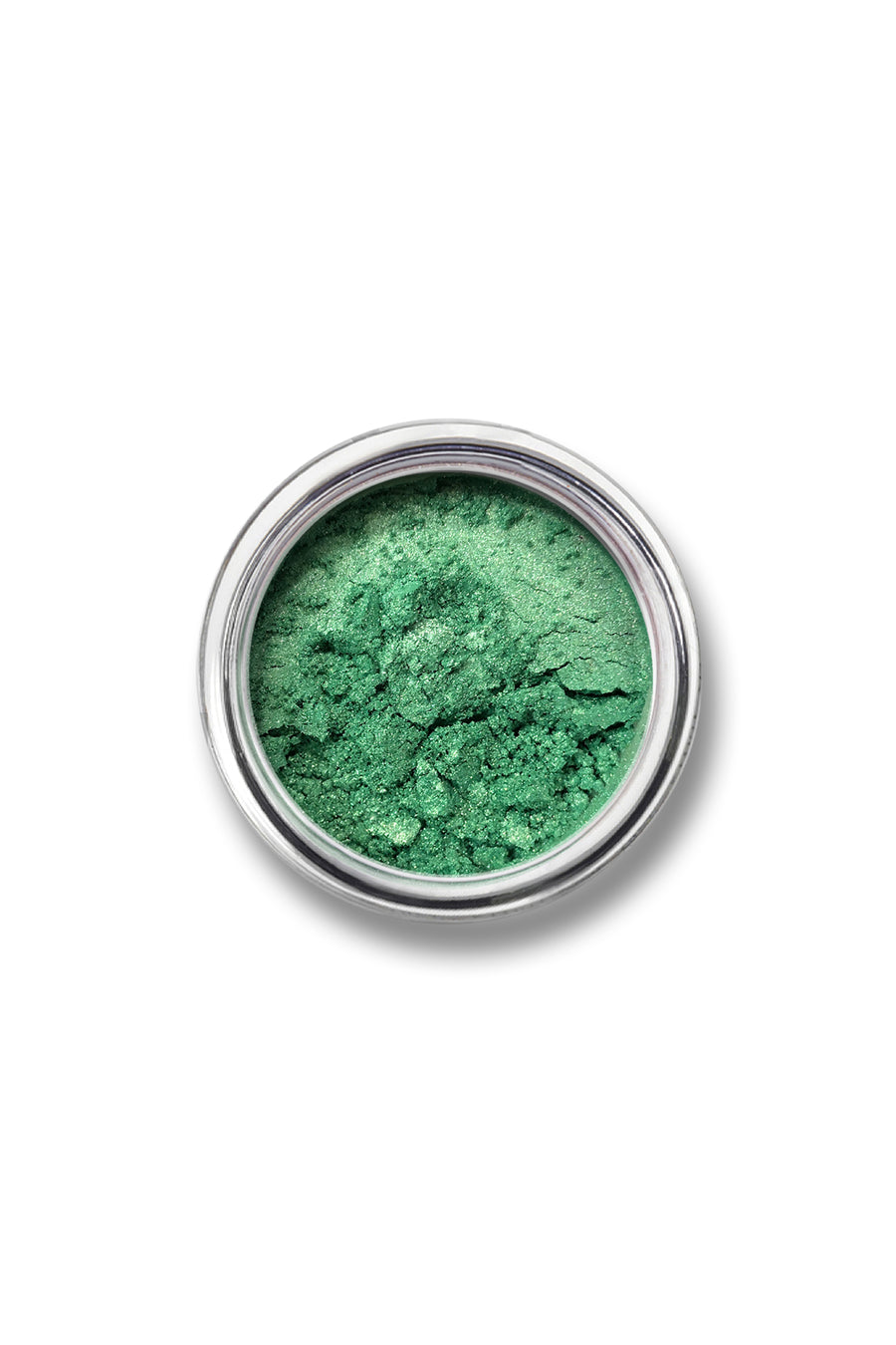 green shimmer eyeshadow