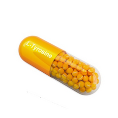 A yellow pill of Tyrosine