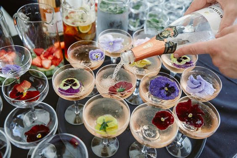 eadible flowers for luxury weddings luxury wedding ideas for alcohol-free drinks