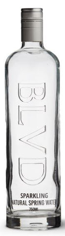 BLVD water 750ml glass bottle