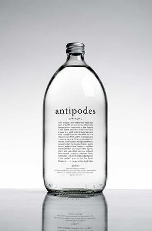 Bottle of Antipodes Water