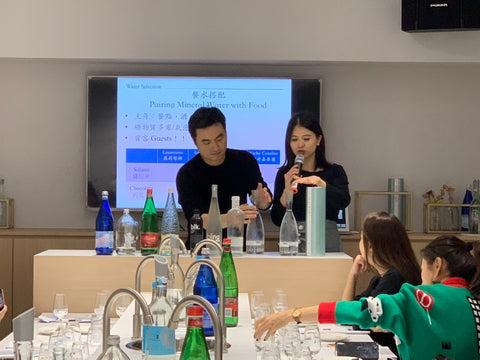 Water tasting event in Taiwan with Waterselection distributors