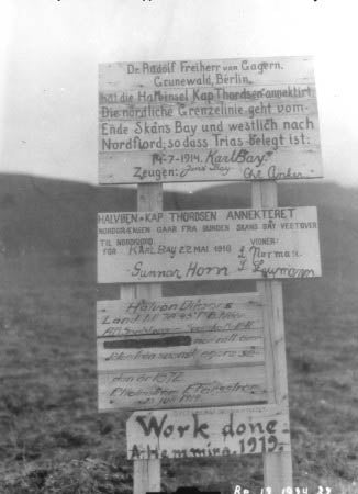 Svalbard Mining Claims Signs