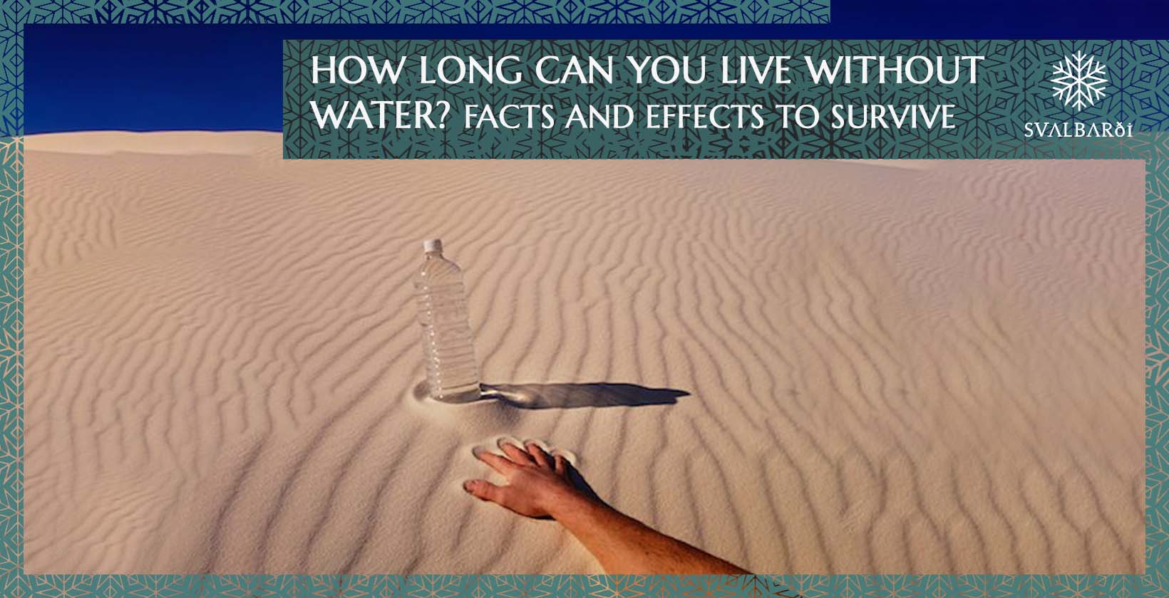 Living without water