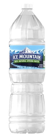 Bottle of Ice Mountain Water