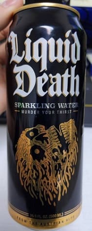 Can of Liquid Death Water