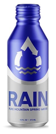 Can of RAIN Pure Mountain Spring Water