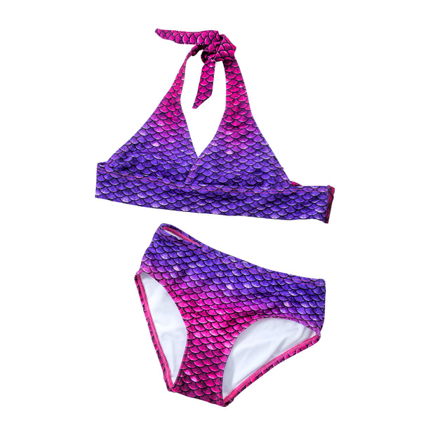 Bali Blush Mermaid Bikini Set Sun Tail Mermaid 