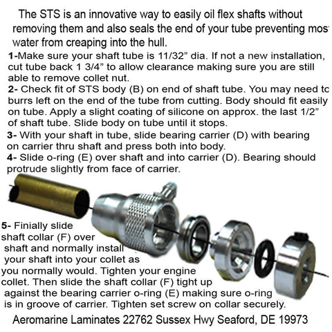 rc boat shaft seal