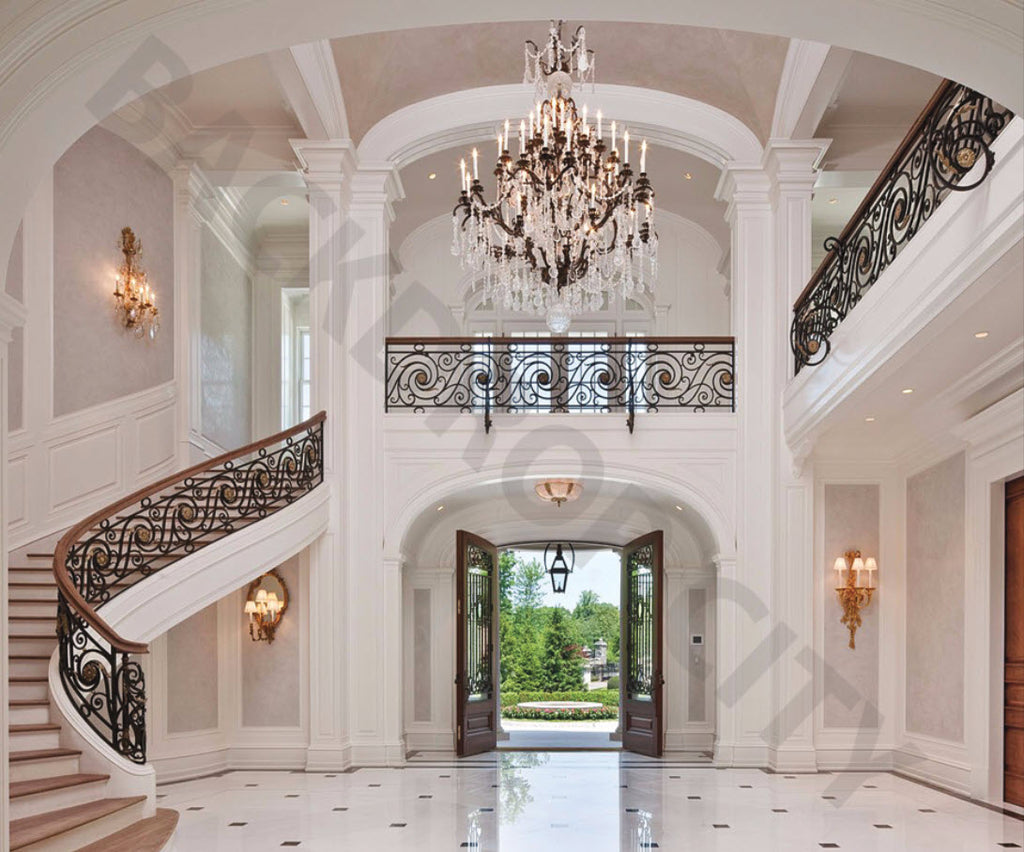 Mansion Stair Backdrop – Backdrop City