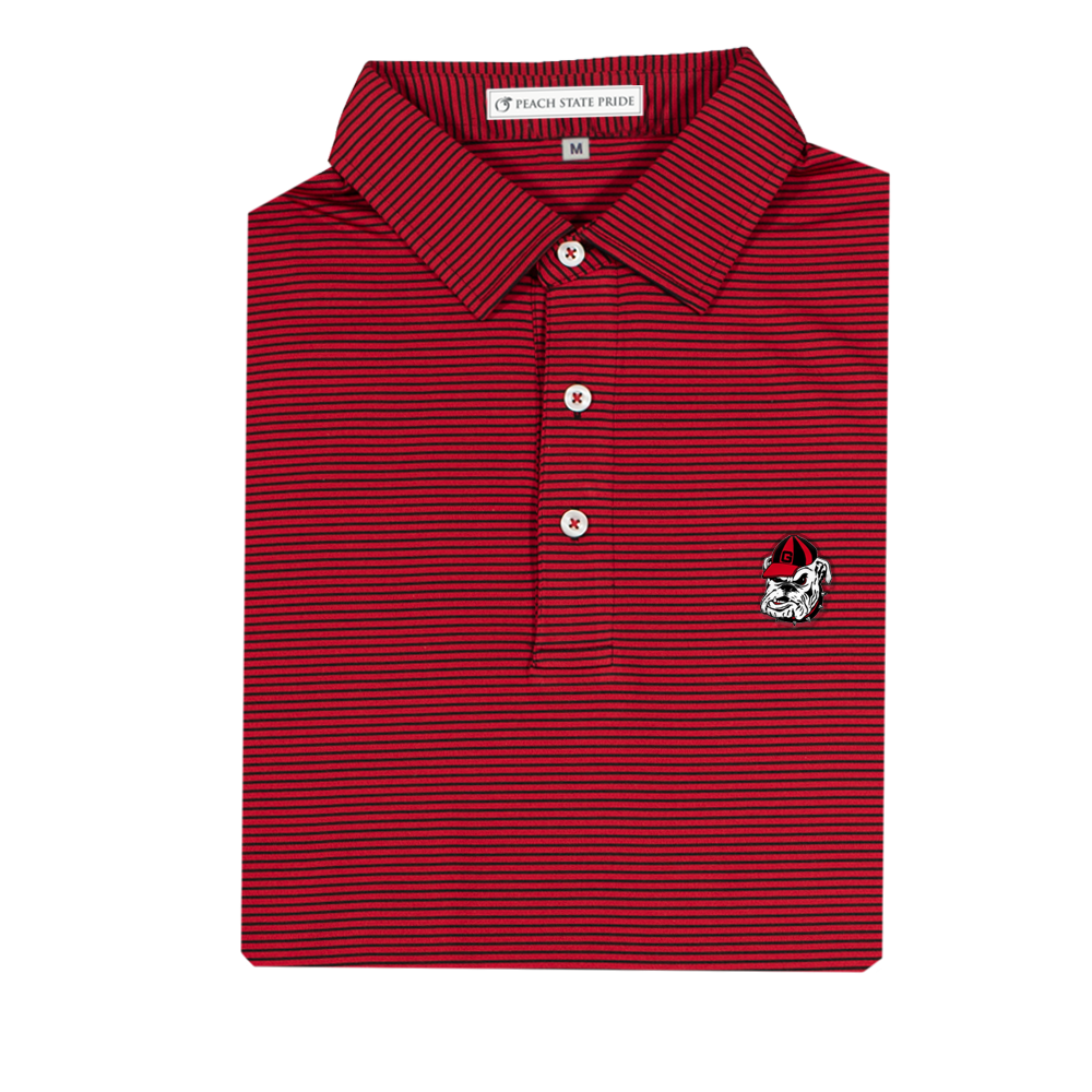 black uga polo shirt