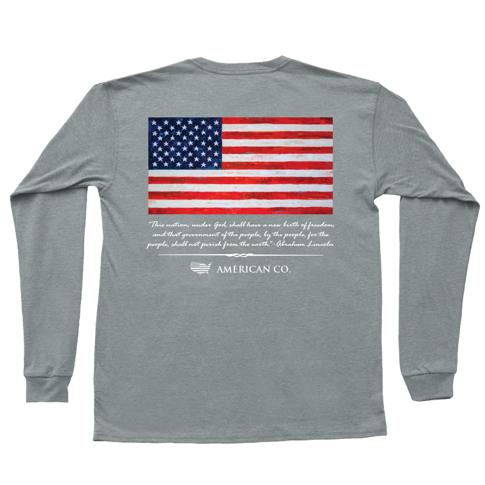 american flag long sleeve shirt