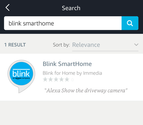 does alexa work with blink