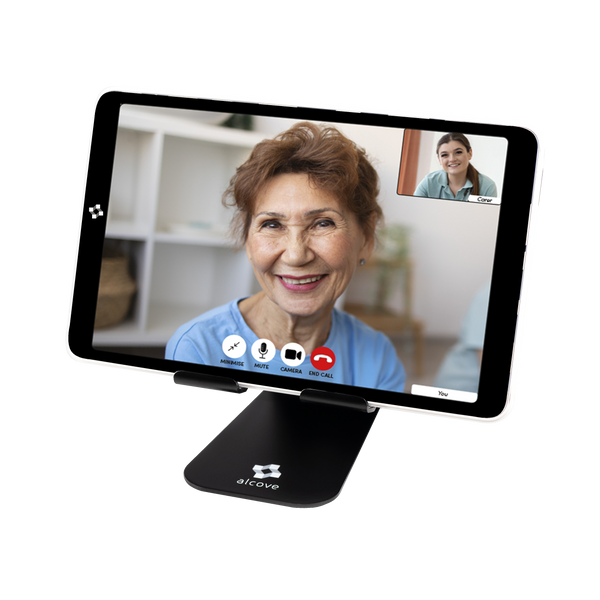 Alcove Virtual Care Delivered on an Alcove Video Carephone