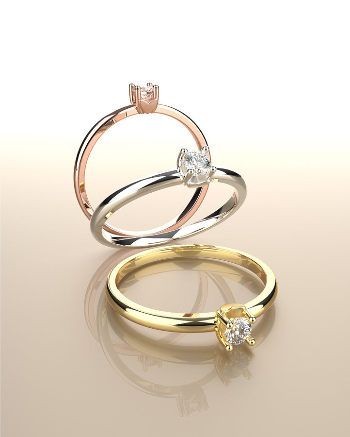 anillos de oro con diamante, anillos de oro con piedras naturales, anillos de oro con gemas
