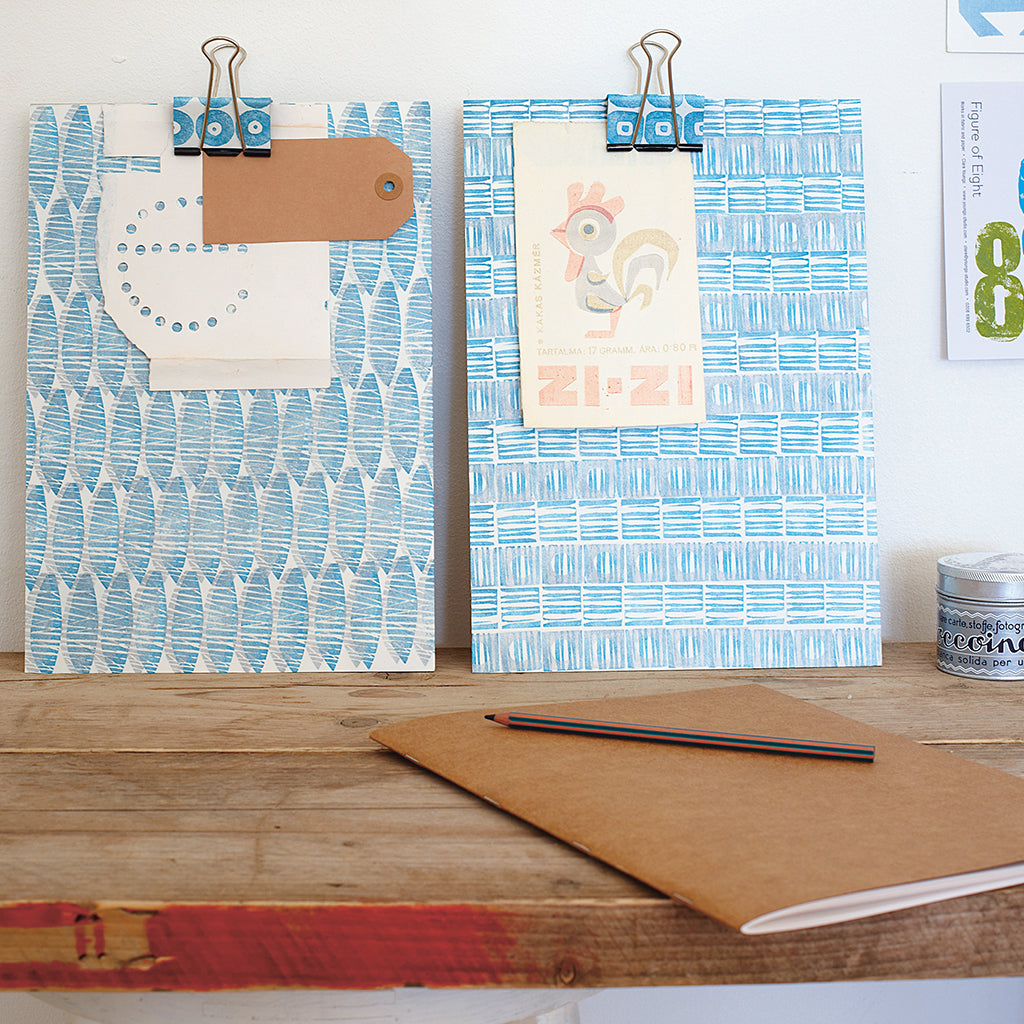 a year in crafts printed clip boards