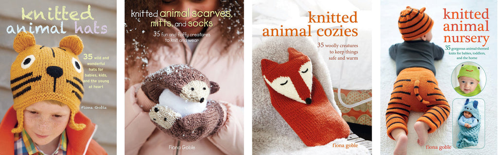 Knitted Animal Books by Fiona Goble