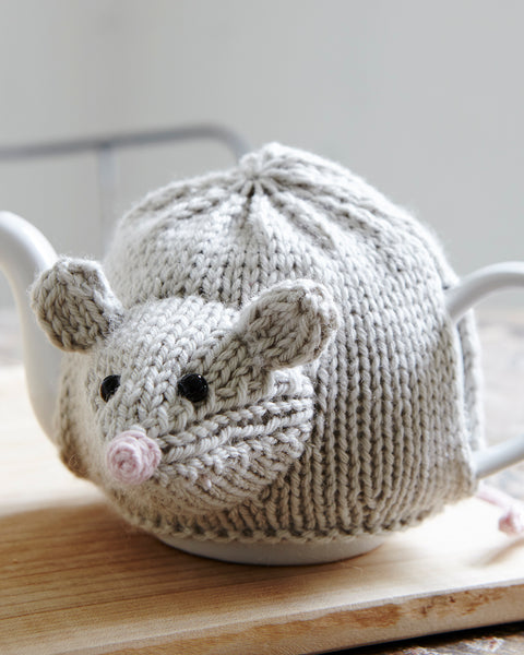 Knitted Mouse Tea Cozy