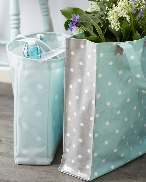 Oilcloth Shopper Bag Sewing Project
