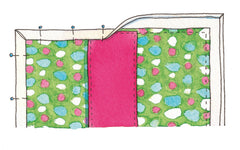 sewing for babies and children on-the-go changing mat step 3