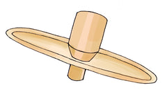 Copper reducing coupling piece illustration