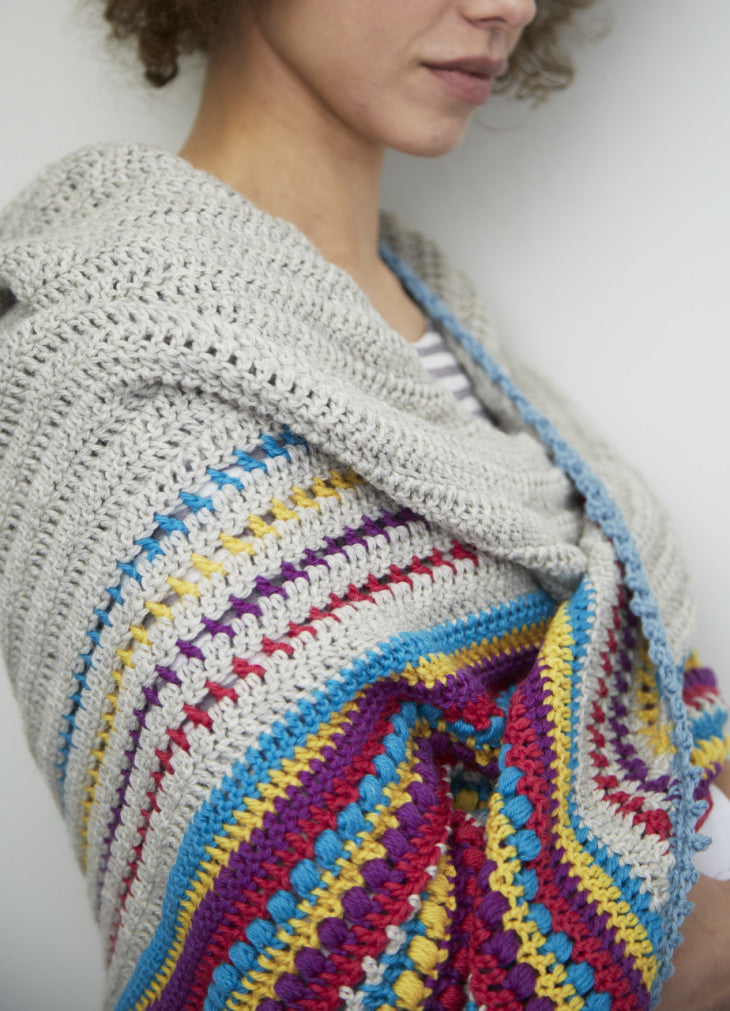 crocheted shawl