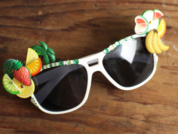 diy fruity sunglasses