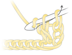 treble stitch step 3