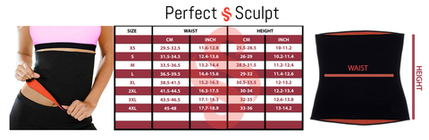 Perfect Sculpt Size Chart
