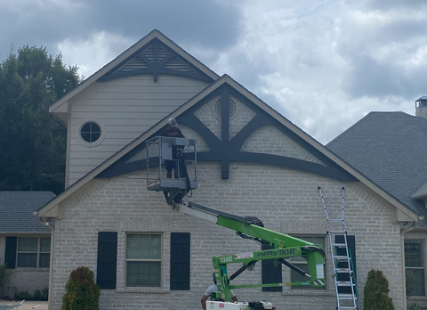 Custom Arched Gable Accent