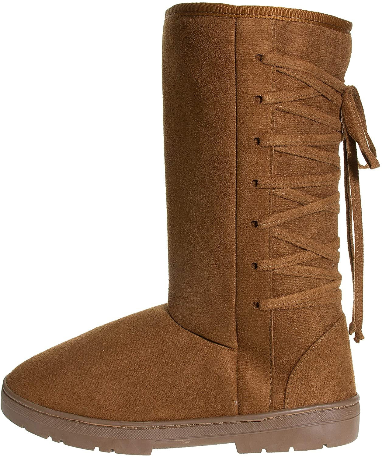 lace up back winter boots